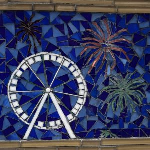 Hillman City Planter - Mosaic by Lynne Delano