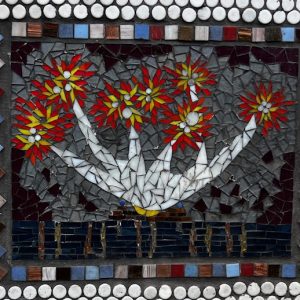 Hillman City Planter - Mosaic by Barbara Coyner