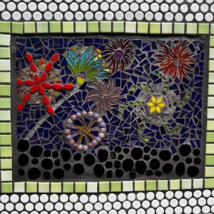 Hillman City Planter - Mosaic by Nancy Lewis